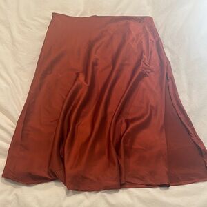 Elegant Rust Skirt